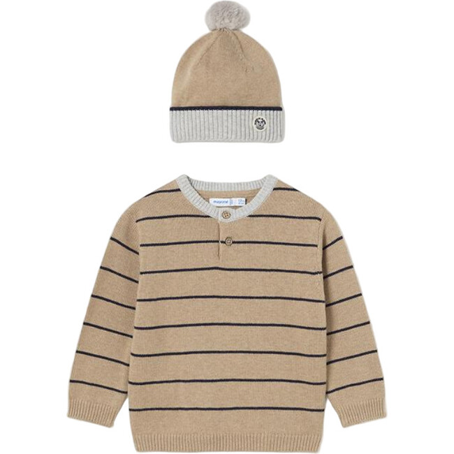 Sweater And Hat, Beige