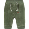 Newborn Corduroy Pants, Green - Pants - 1 - thumbnail