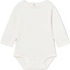 Newborn Boy Turtleneck Bodysuit, White - Onesies - 1 - thumbnail