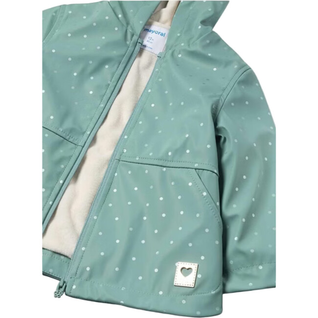 Baby Waterproof Raincoat, Green - Raincoats - 2