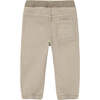 Baby Twill Joggers, Beige - Pants - 2