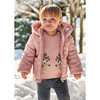 Baby Quilted Heart Jacket, Pink - Jackets - 2