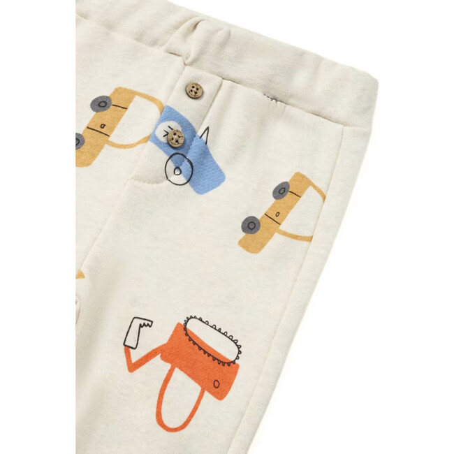 Baby Print Joggers, Beige - Pants - 2