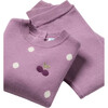 Baby Knit Pants and Sweater Set, Purple - Mixed Apparel Set - 2