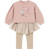 Baby Jumper and Tutu Leggings Set, Pink - Mixed Apparel Set - 1 - thumbnail