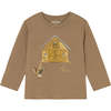 Baby Interactive Farm T-Shirt, Brown - T-Shirts - 1 - thumbnail