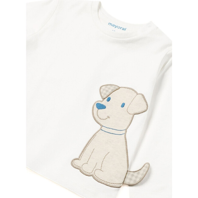 Baby Interactive Puppy T-Shirt, White - T-Shirts - 2