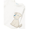 Baby Interactive Puppy T-Shirt, White - T-Shirts - 2