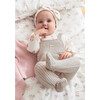 Baby Girl Romper and Headband Set, Beige - Rompers - 2
