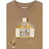 Baby Interactive Farm T-Shirt, Brown - T-Shirts - 4