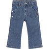 Long Flared Jeans Baby, Blue Denim - Jeans - 1 - thumbnail