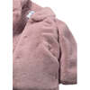 Baby Faux Fur Coat, Pink - Faux Fur Coats - 3 - thumbnail