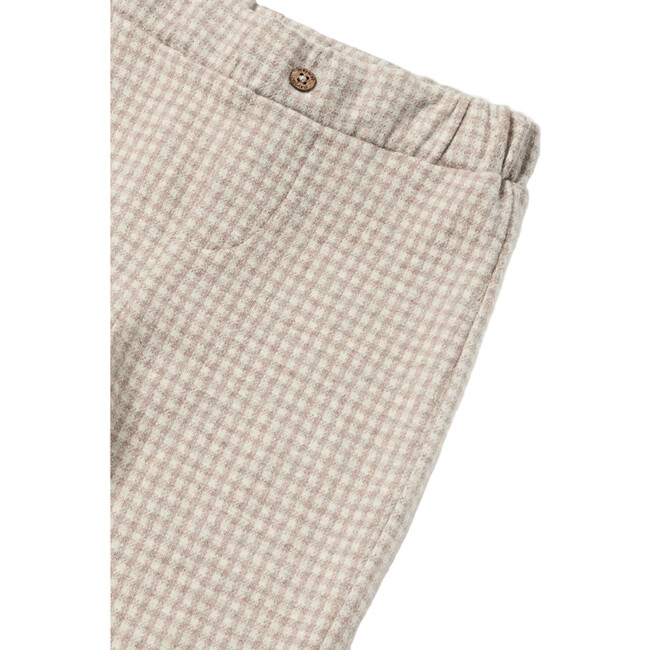 Jacquard Trousers, Beige - Pants - 2