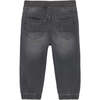 Baby Denim Jogger Pants, Grey Denim - Pants - 2