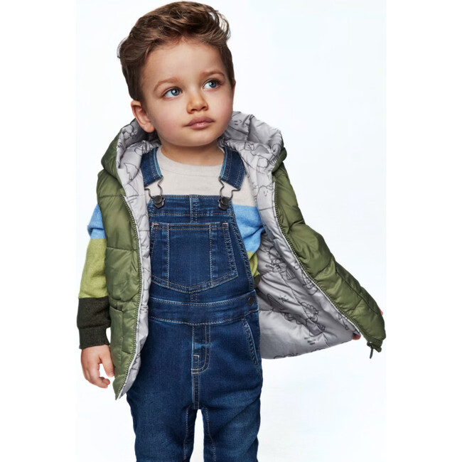 Baby Denim Overalls, Blue Denim - Overalls - 3