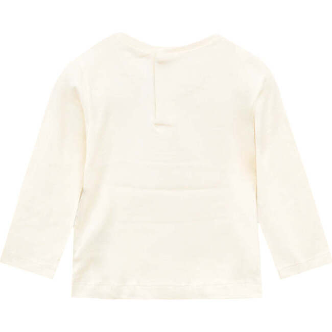 Baby Basic Heart T-Shirt, Ivory - T-Shirts - 2