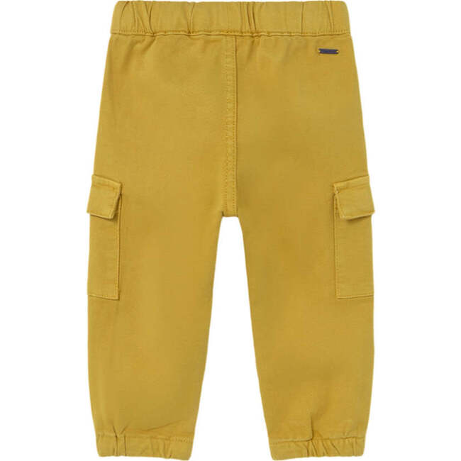 Baby Cargo Pants with Pockets, Mustard