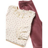Baby 3 Piece Set Grape, Pink - Mixed Apparel Set - 2 - thumbnail