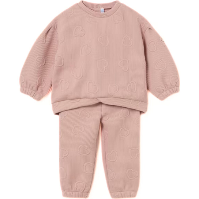 Baby 2 Piece Quilted Tracksuit, Pink