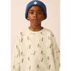 Organic Waffle Knit Beanie in Blue Note - Hats - 2