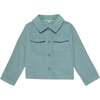 Corduroy Shacket in Teal Tambourine - Button Downs - 1 - thumbnail