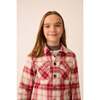 Flannel Shirt in Jazzberry Plaid - Button Downs - 3