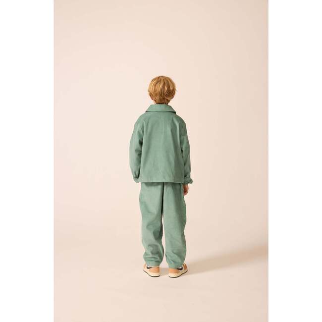 Corduroy Shacket in Teal Tambourine - Button Downs - 3
