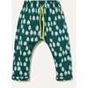 Recycled Cotton Snowy Pine Jogger, Green - Pants - 1 - thumbnail