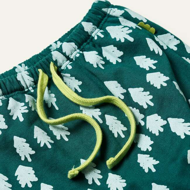 Recycled Cotton Snowy Pine Jogger, Green - Pants - 2