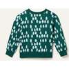 Recycled Cotton Snowy Pine Sweatshirt, Green - Sweatshirts - 2