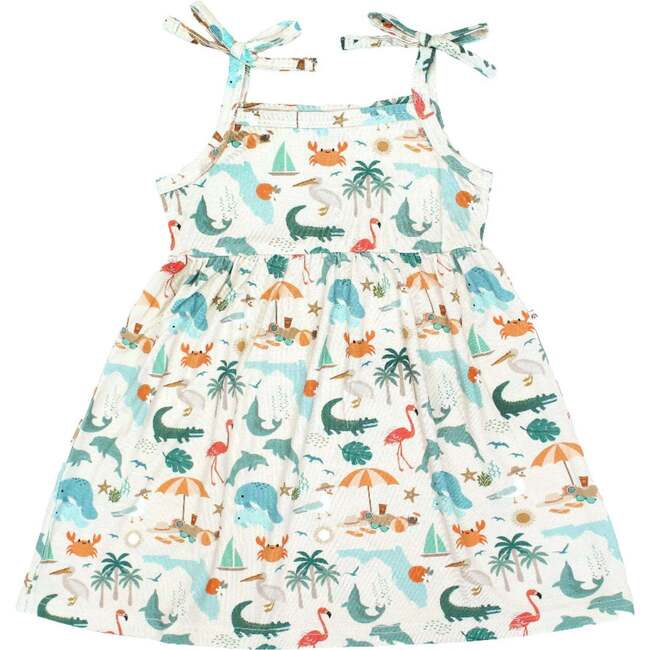 Explore Florida Bamboo Sundress Beige/Multi