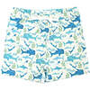 Shark Friends Boys Swim Trunks Blue/Multi - Swim Trunks - 1 - thumbnail