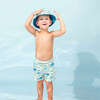 Shark Friends Boys Swim Trunks Blue/Multi - Swim Trunks - 2