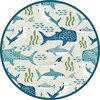 Shark Friends Bamboo Convertible Baby Pajamas Blue/Multi - Footie Pajamas - 5
