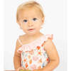 Sandy Seashells Ruffle Leg One Piece Girls Swimsuit Beige/Multi - One Pieces - 5