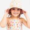 Sandy Seashells and Bubblegum Pink Reversible Bucket Hat Beige/Multi - Hats - 3