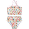 Sandy Seashells Bikini Girls Swimsuit Beige/Multi - Two Pieces - 1 - thumbnail
