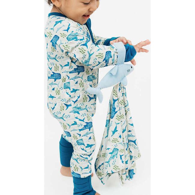 Shark Friends Shark Baby Lovey Blue/Multi - Plush - 3