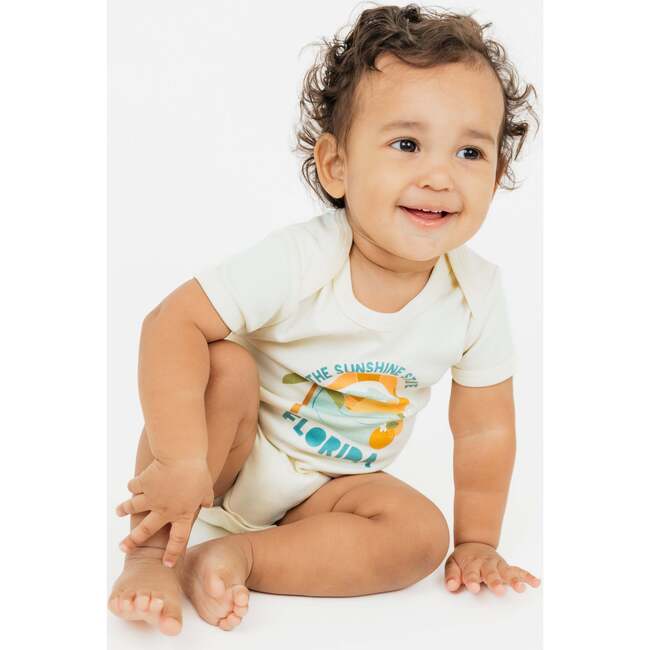 Florida Sunshine State Cotton Baby Onesie White/Multi - Onesies - 2