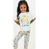 Florida Sunshine State Cotton Toddler Short Sleeve Shirt White/Multi - T-Shirts - 3