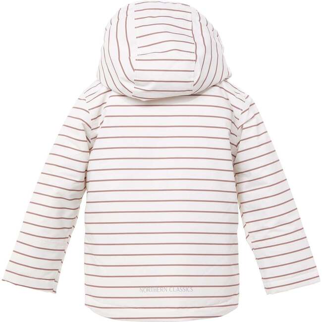 Winter Coat, Breton Stripe - Coats - 2