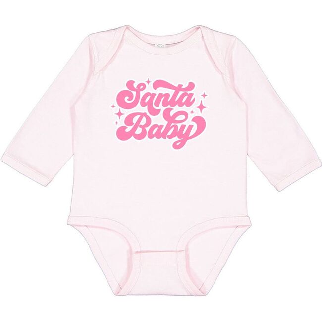 Santa Baby Christmas Long Sleeve Bodysuit, Ballet