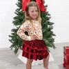 Ruby Red Velvet Tiered Christmas Skirt, Ruby Red - Tutus - 4