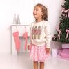 Pastel Nutcracker Patch Christmas Sweatshirt, Natural - Sweatshirts - 2