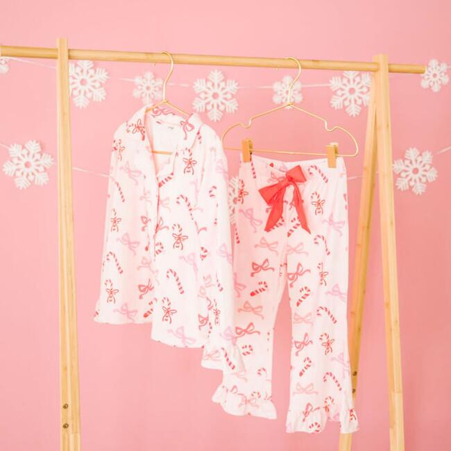 Peppermint Party Christmas Lounge Set, Multi - Mixed Apparel Set - 4