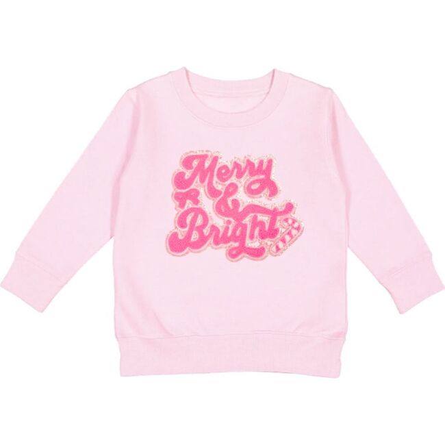 Merry and Bright Patch Christmas Sweatshirt, Ballet