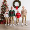 Merry Patch Christmas Knit Sweater, Forest Green - Sweaters - 5