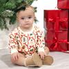 Emerald Green Velvet Bow Christmas Baby Headband, Emerald Green - Headbands - 2