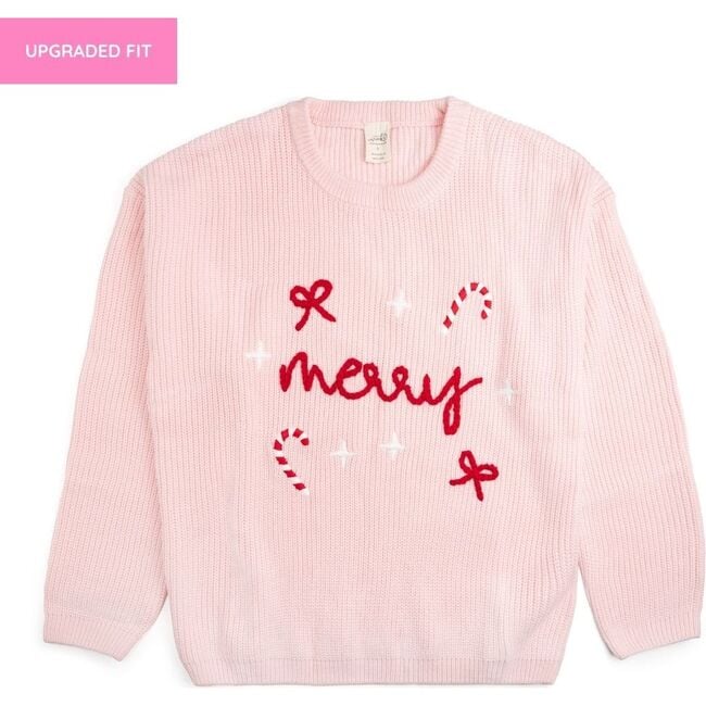 Coquette Merry Christmas Knit Women's Sweater, Ballet