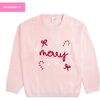 Coquette Merry Christmas Knit Women's Sweater, Ballet - Sweaters - 1 - thumbnail
